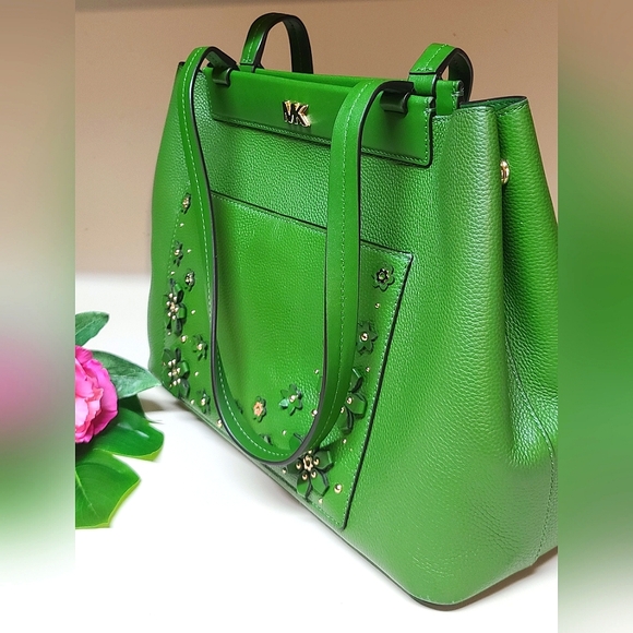 KORS Michael Kors Meredith Floral | True Green | Lg. Tote | Shoulder bag - Picture 3 of 12
